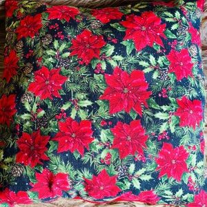 Beautiful Christmas Home Decor Pillows set of Two Handmade 15”x15”